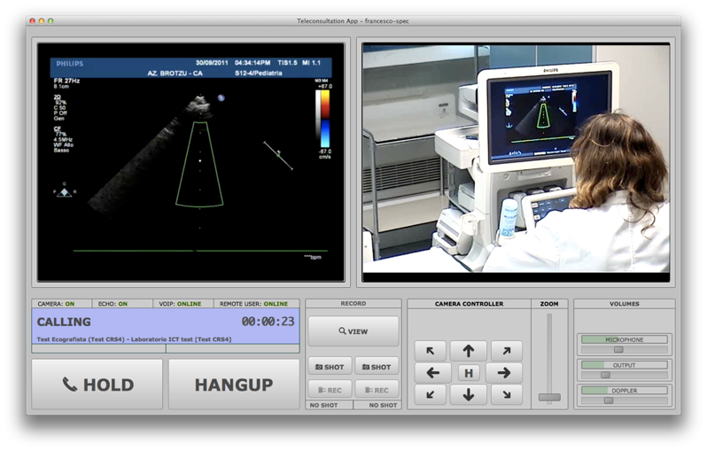 First trial of Paediatric Telecardiology