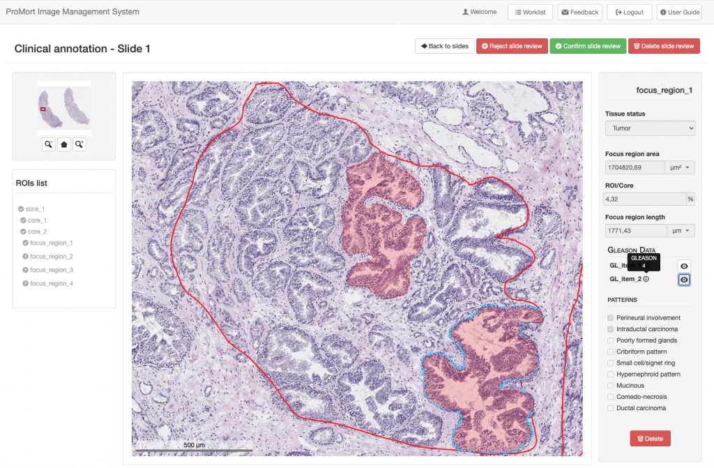 Advanced research platforms for the management of biomedical data