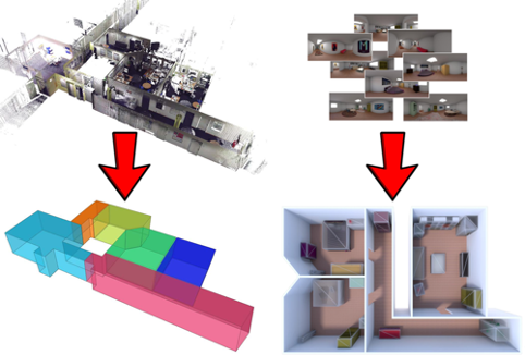 Automatic reconstruction of structured three-dimensional models