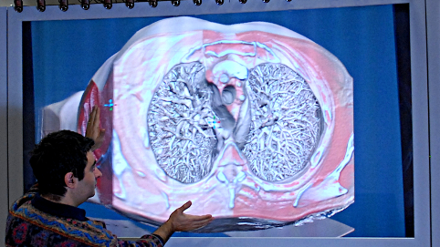 Nuove interfacce utente e sistemi di visualizzazione scalabili per l’esplorazione di modelli 3D su display light-field