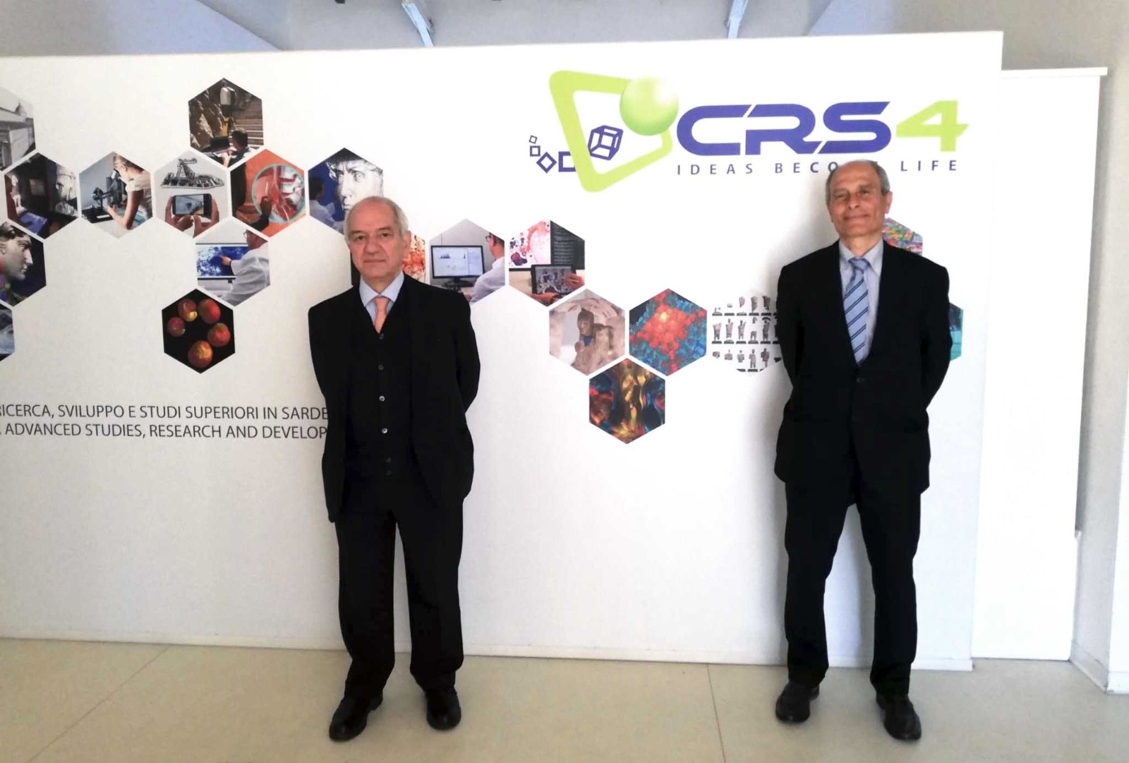 Gilberto Gabrielli presidente e fondatore di TOLO Green e Giacomo Cao amministratore unico CRS4