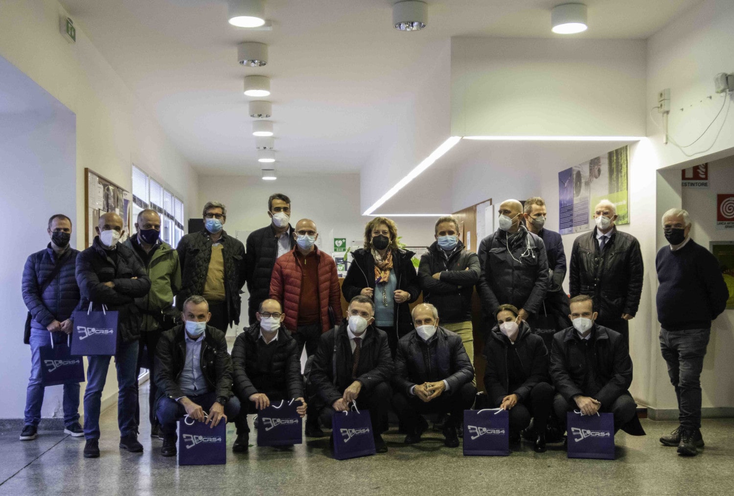 Foto di gruppo Incontro confindustria crs4