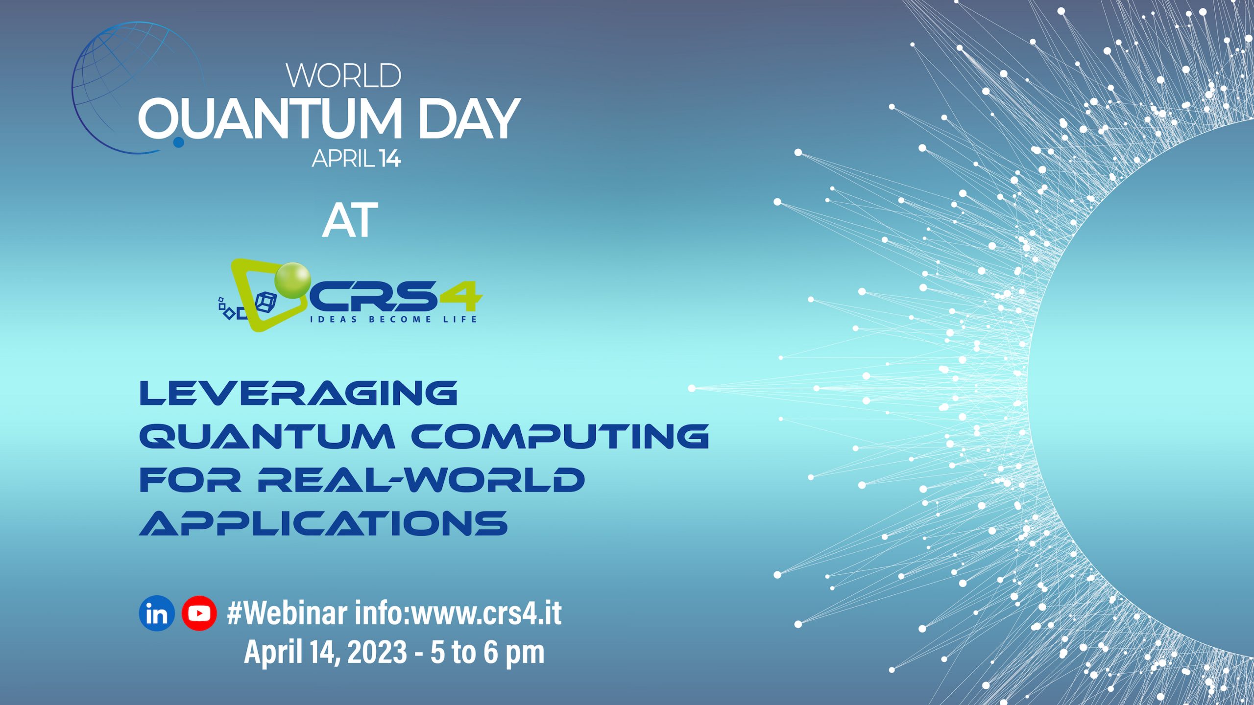 World Quantum Day at CRS4 poster