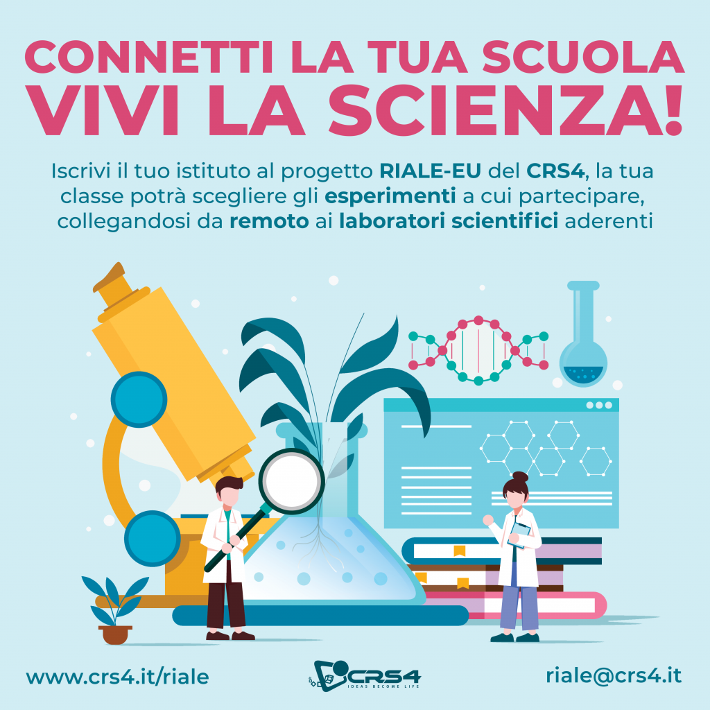 Riale-EU Connetti la tua scuola - Vivi la scienza!