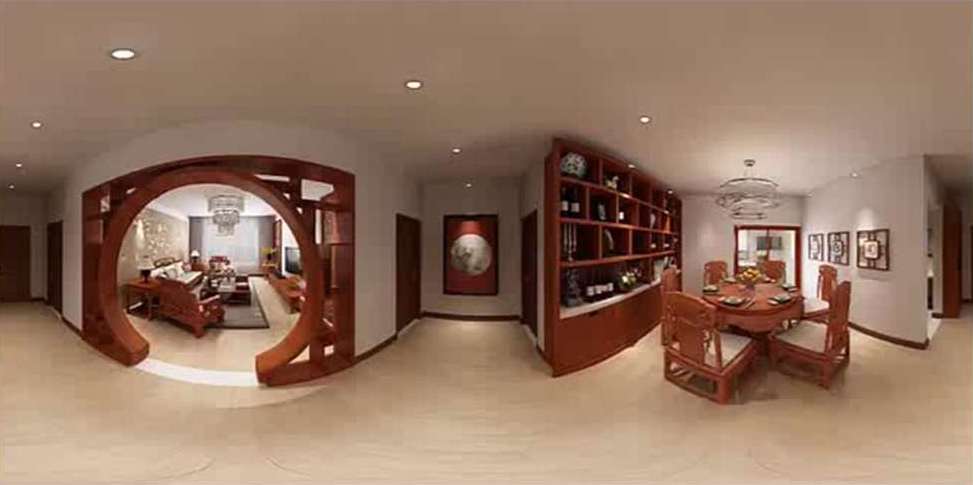 Immagine panoramica di un interno