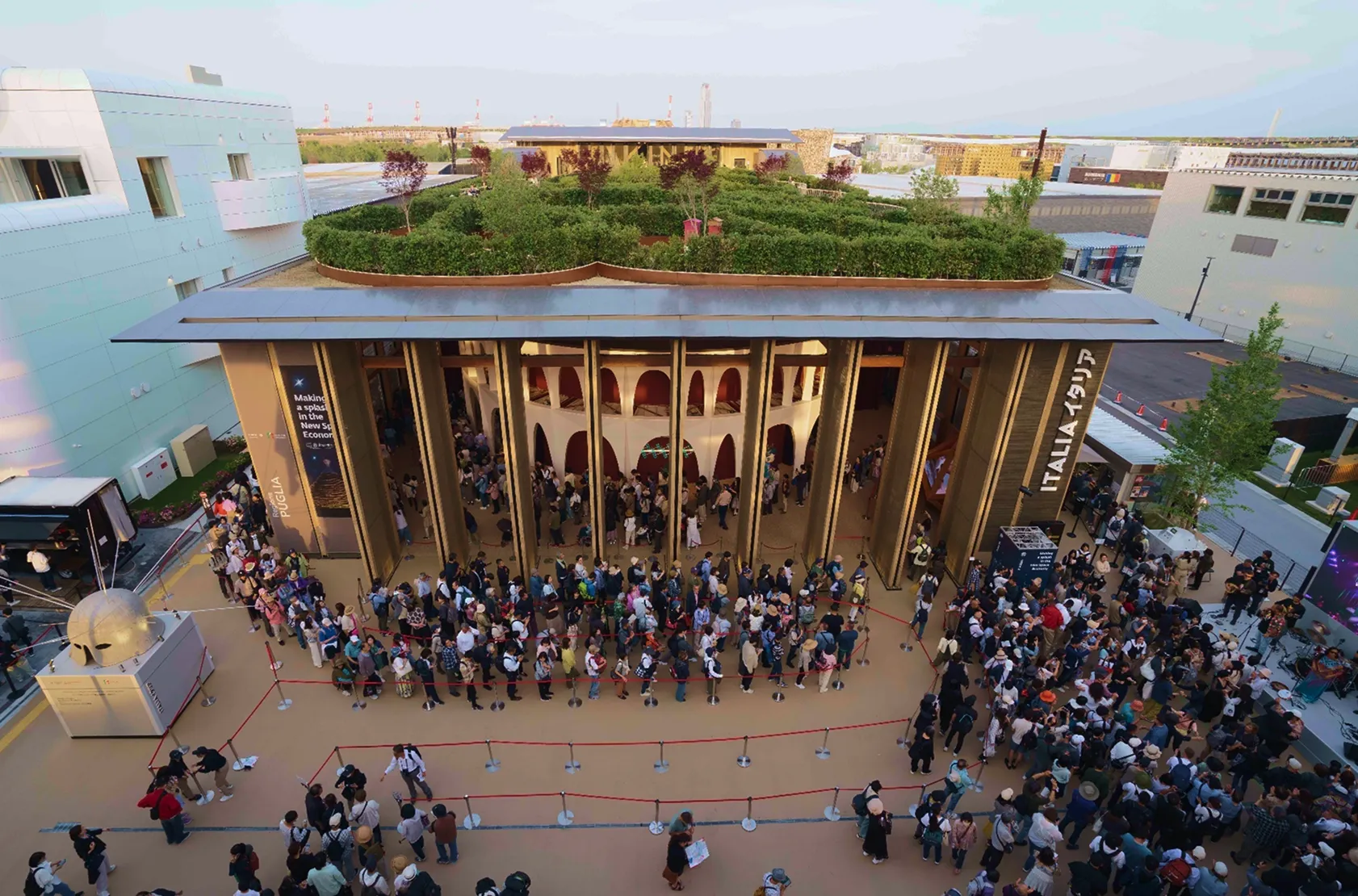 Estreno del padiglione Italia di Expo Osaka 2025
