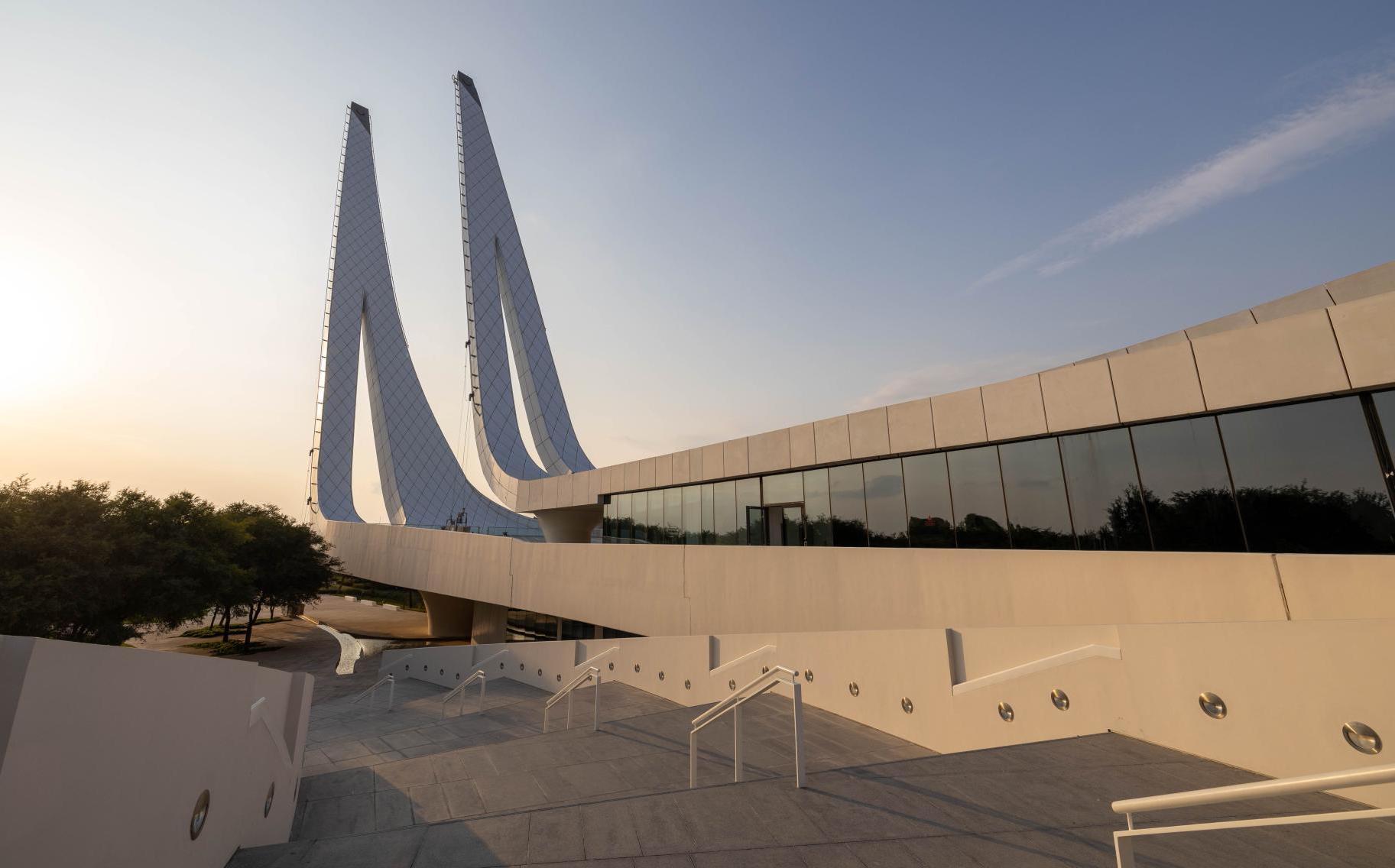 Il Minaretein, nell'Education City di Doha, sede della conferenza Web3D 2026.
