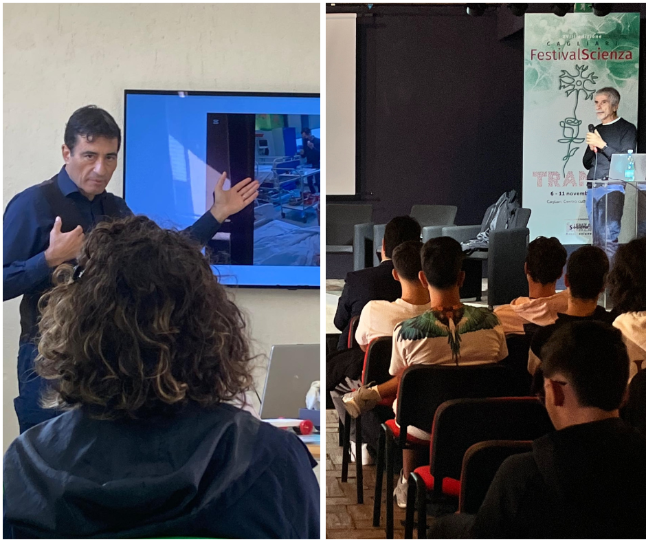 Andrea Mameli e Marino Marrocu al FestivalScienza Cagliari 2025